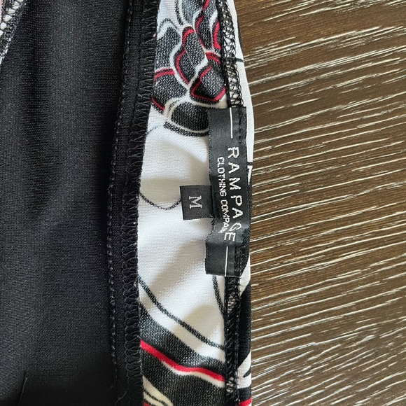 Women’s Rampage Clothing Company, Size Medium, Black, Red and White Dress - Picture 6 of 9